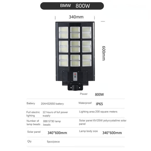 Lampadaire solaire intégré m3330935 