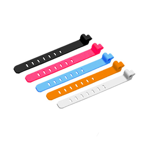 Serre-câbles universels en silicone, pour câbles d'écouteurs et données (M3330625) 