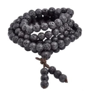 Bracelet Amazon 8 mm avec pendentif œil de Bouddha 108 lotus m3331231