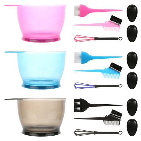 Kit de teinture capillaire minimaliste, ensemble de cinq pièces pour salon de coiffure, ensemble de cinq pièces pour soins à l'huile de cuisson Hair Gallery M3330640
