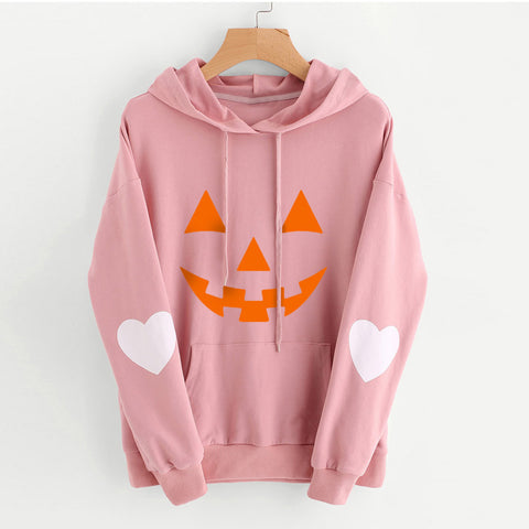 Sweat-shirt ample à capuche imprimé décontracté pour femme M300224 