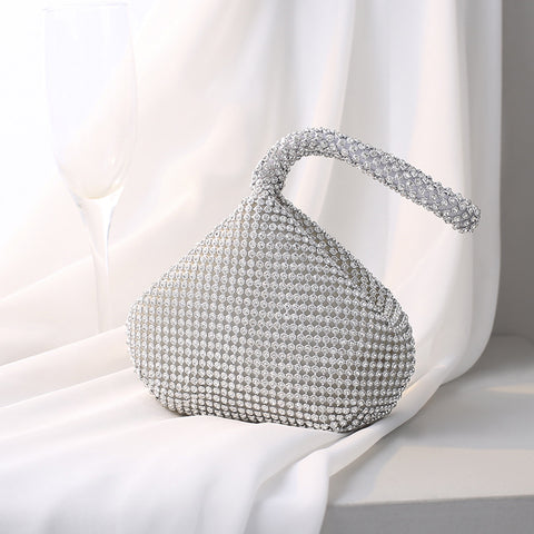 Sac de banquet, strass fait main, sac de soirée, sac de banquet à main m3331047