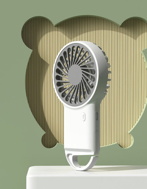 Petit ventilateur de bureau pliable et portable avec chargeur USB m3330717
