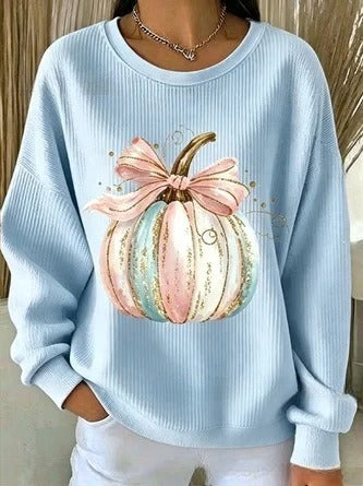 Autumn shoulder crew neck sweater 3D digital printing crew neck FF303419 02