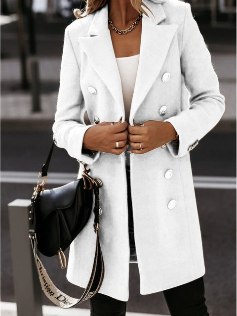 Manteau veste Nizi à manches longues et col croisé pour femme, collection automne et hiver, m300540 