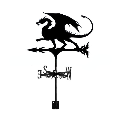 Nouvelle girouette dragon en acier inoxydable peinte par pulvérisation m3331007