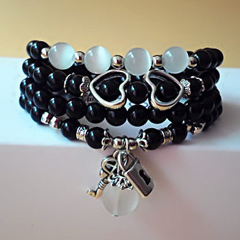 Bracelet en pierre naturelle et cristal pour femme, pierre Wangfu, agate, grenat, m3331298 