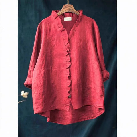 T-shirt ample à col ras du cou pour femme, grande taille, décontracté, imprimé, m301280 