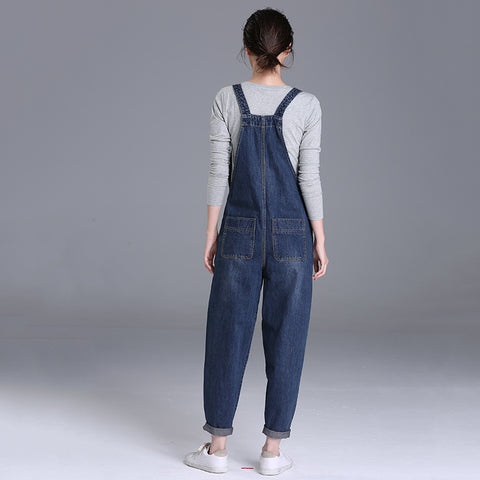 Denim overalls women's large size m303316