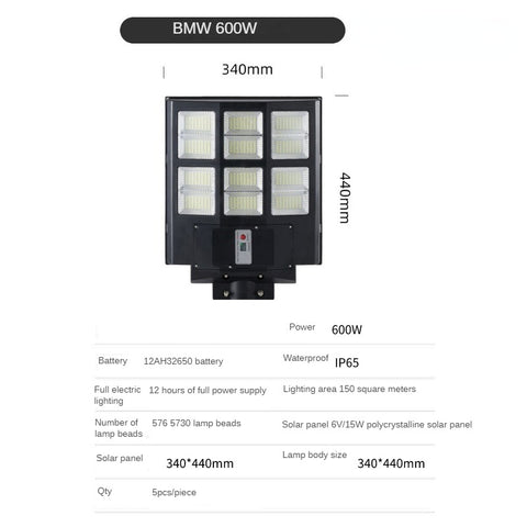 Lampadaire solaire intégré m3330935 