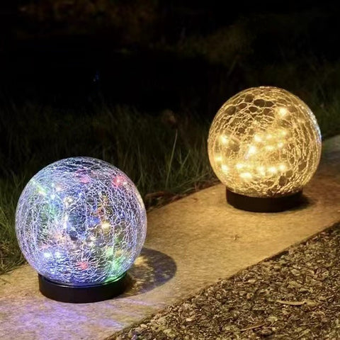 Lampe de cour extérieure étanche à l'eau avec fissures et explosions m3331190
