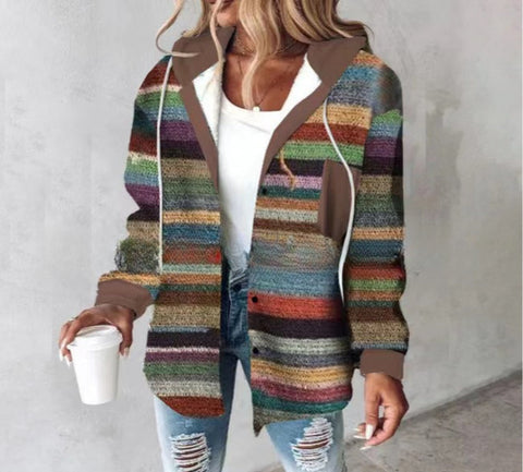 Manteau femme à carreaux grand modèle m300567 