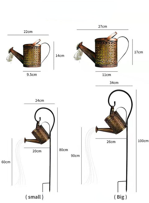 Lampe de jardin solaire en fer M3331149