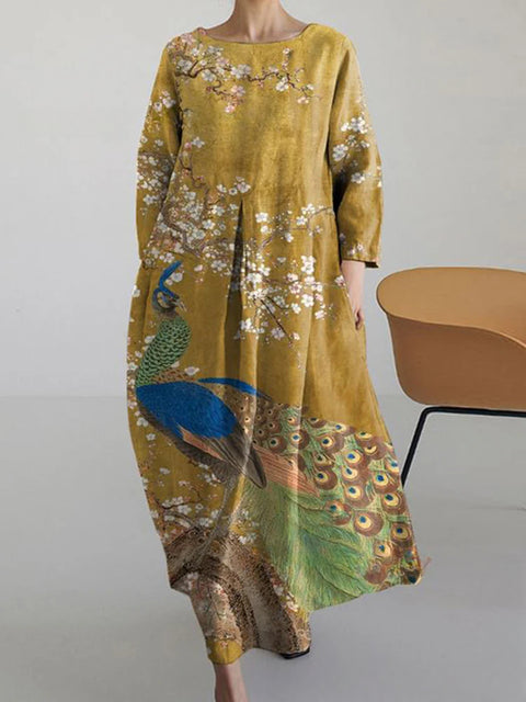 Robe femme à col rond, nouvelle collection m301069