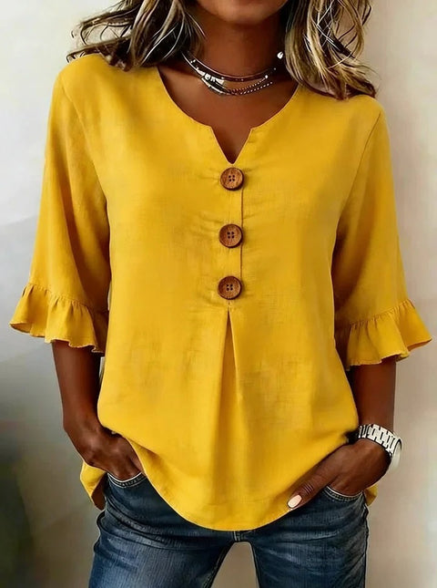 Haut cardigan à boucle et manches longues pour femmes, imprimé floral numérique 3D m302703