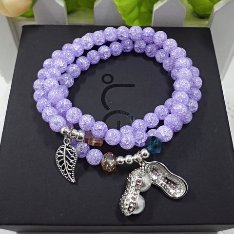 Bracelet en pierre naturelle et cristal pour femme, pierre Wangfu, agate, grenat, m3331298 