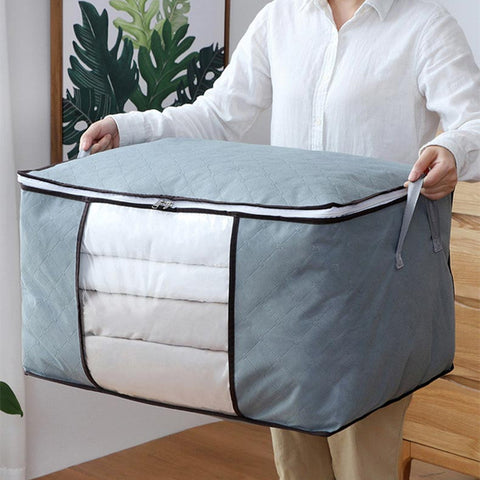 Sac de rangement épais en tissu non tissé de grande capacité pour couettes m3331161