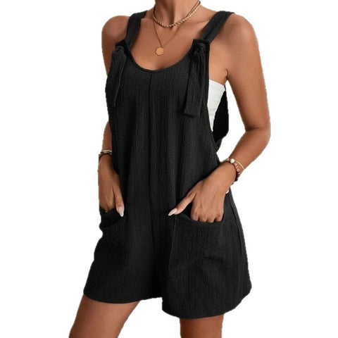 Combinaison short à bretelles tendance pour femme m301065 