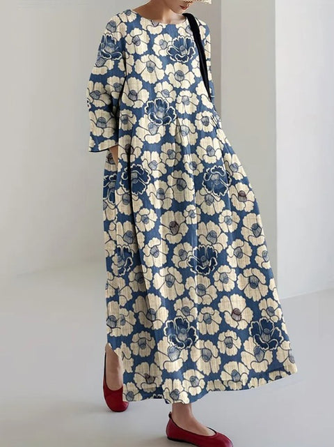 Robe femme à col rond, nouvelle collection m301069