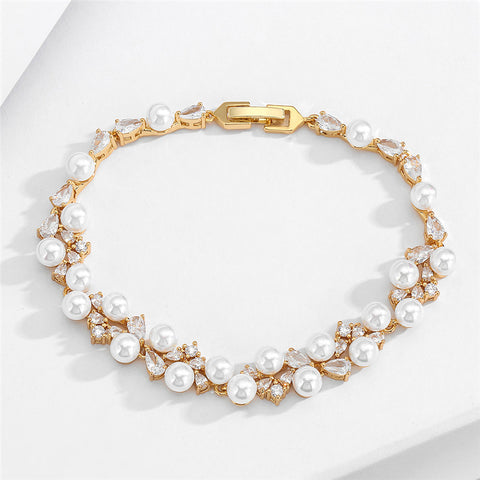 Bracelet perle zircon m3331126