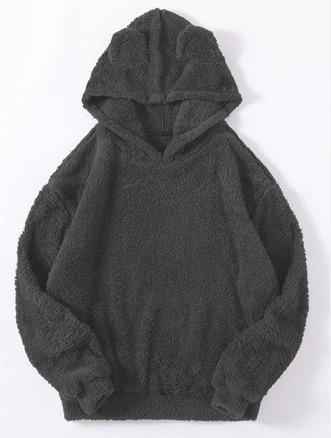 Neuer flauschiger Thermopullover mit Hasenohren und Kapuze m300439 