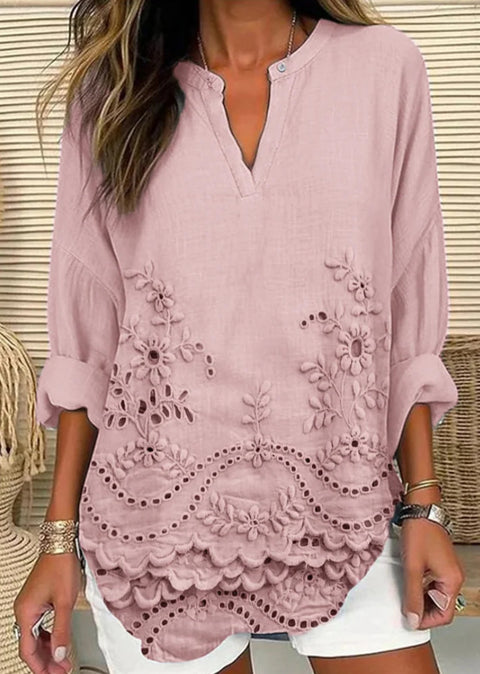 T-shirt ample à col ras du cou pour femme, imprimé floral 3D, mode féminine, m301357 