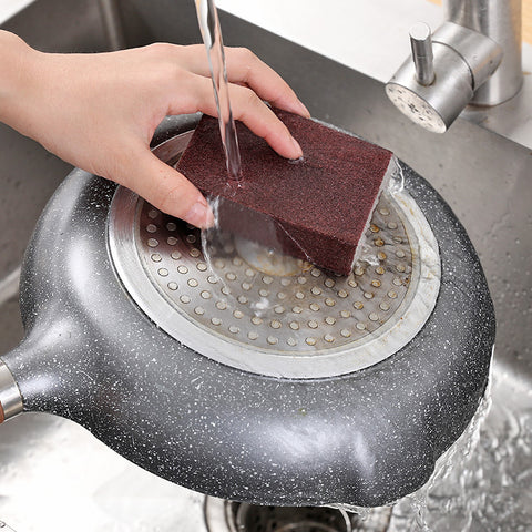Éponge nettoyante et nettoyante Black Technology Magic Wipe Nano Diamond Sand pour éliminer la rouille et la saleté, brosse, bol, pot, éponge magique M33311029