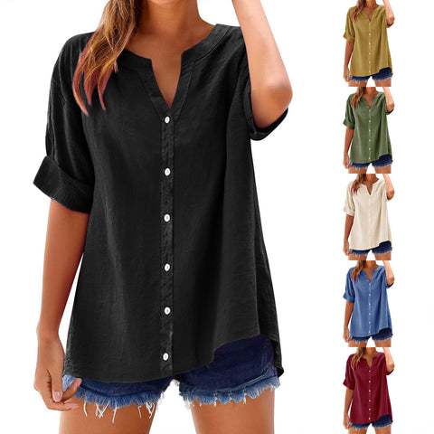 Chemise d'été ample et polyvalente m301355 