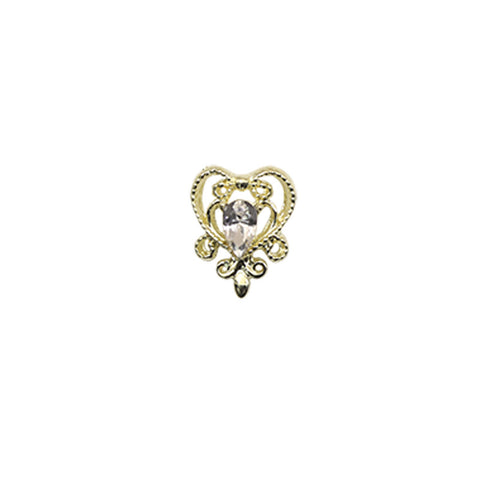 Bijoux d'ongles creux style baroque vintage, motif zircon, modèle m3331220