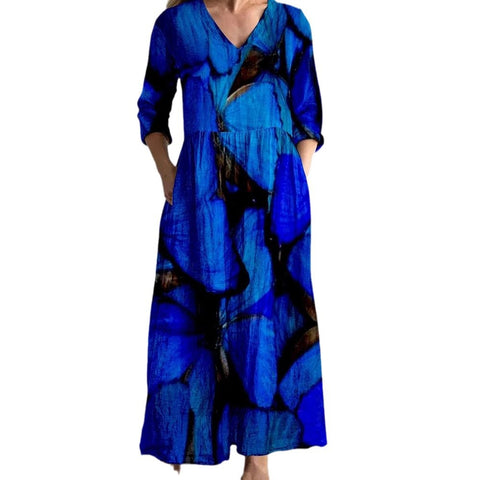Hängendes Kleid im Slim-Fit-Stil für Damen m301070