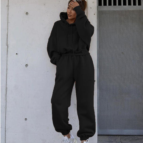 Autumn and winter women's new casual sweater jacket sports suit women's m301803
