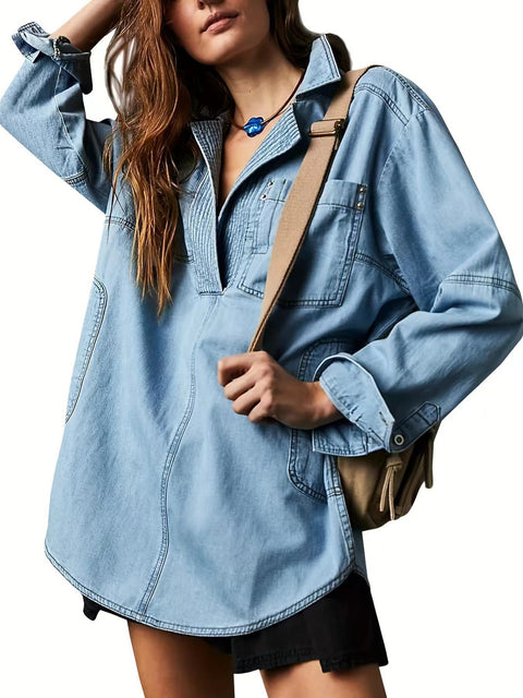 Denim jacket long sleeve jacket m303255