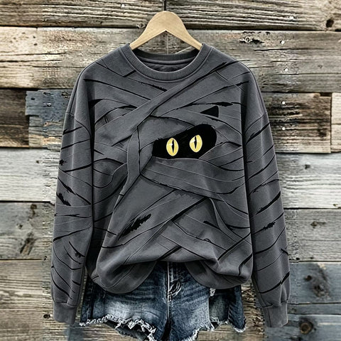 Autumn and winter crew neck 3D printed long-sleeved comfortable casual sweater FF303435 02