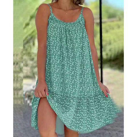 Robe grande taille à imprimé floral et volants M300185 
