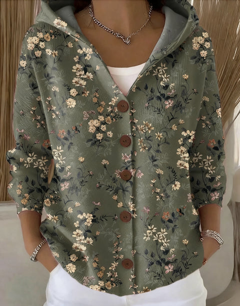 Knitted hooded cardigan sweater jacket fashion women's clothing m302657