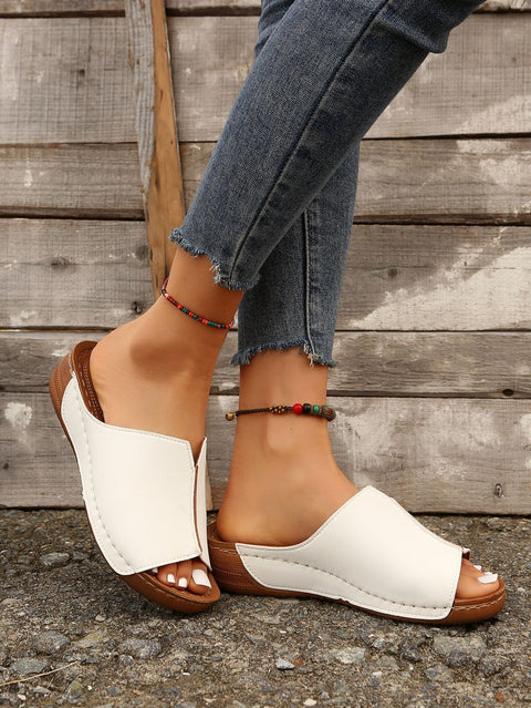 Sandales à talons compensés pour femmes, chaussures à semelle épaisse, commerce extérieur, m3331162