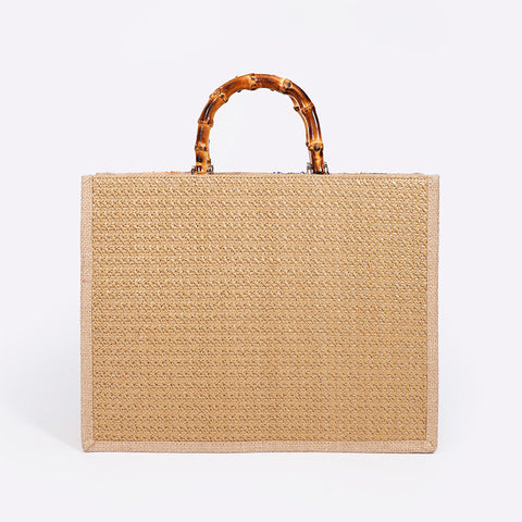 Sac fourre-tout à paillettes, sac à main tissé, sens du luxe pour femme m3331196 
