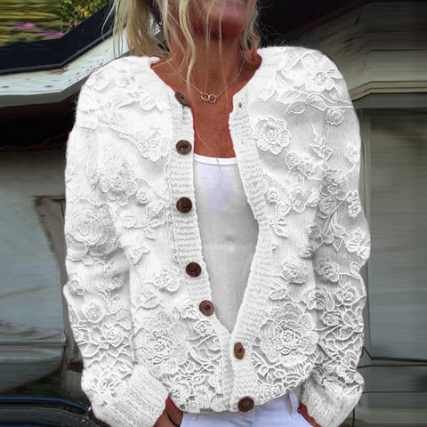 New cardigan knitted jacket women's clothing early spring and autumn source work m301722
