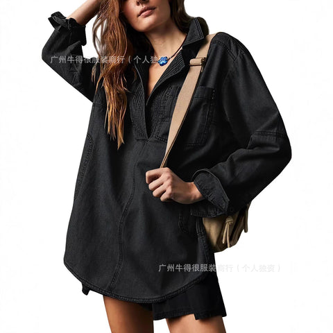 Denim jacket long sleeve jacket m303255