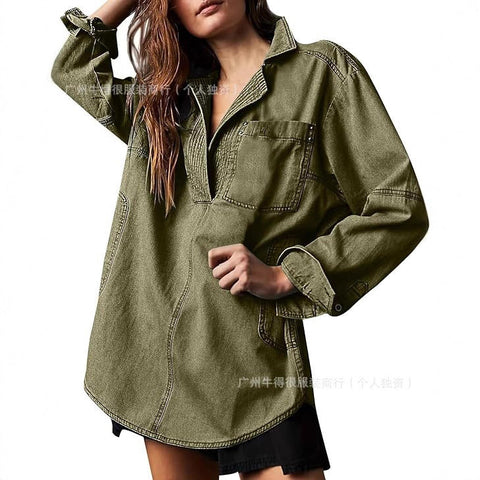 Denim jacket long sleeve jacket m303255
