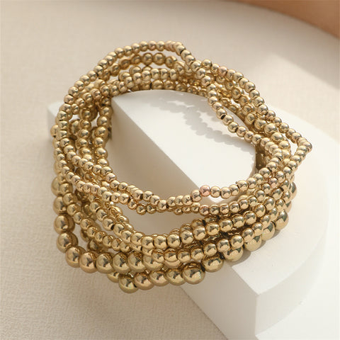 Ensemble de bracelets en perles de verre faits main Joker, bijoux élastiques pour la main m3330778
