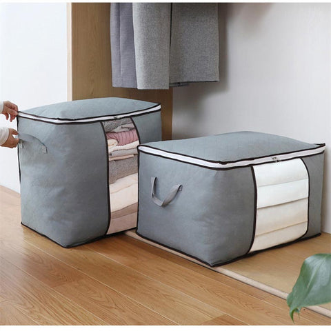 Sac de rangement épais en tissu non tissé de grande capacité pour couettes m3331161