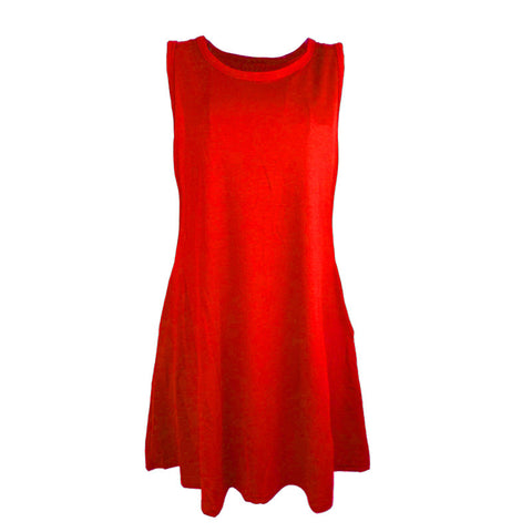 Robe gilet sans manches à poches m300967 