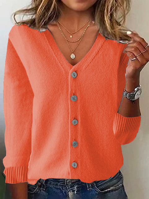 Knitted cardigan women's spring and summer knitted jacket long-sleeved sweater cardigan large size autumn coat women's m301990