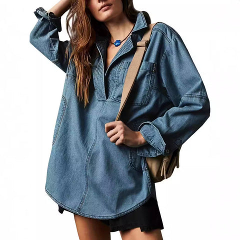 Veste manches longues col en V mode décontracté m302205