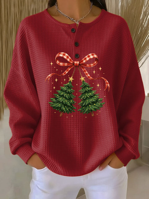 New retro 3D digital printing three-button stand-up collar Polo sweater m302116