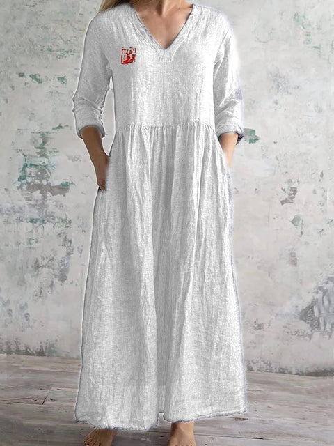 Hängendes Kleid im Slim-Fit-Stil für Damen m301070