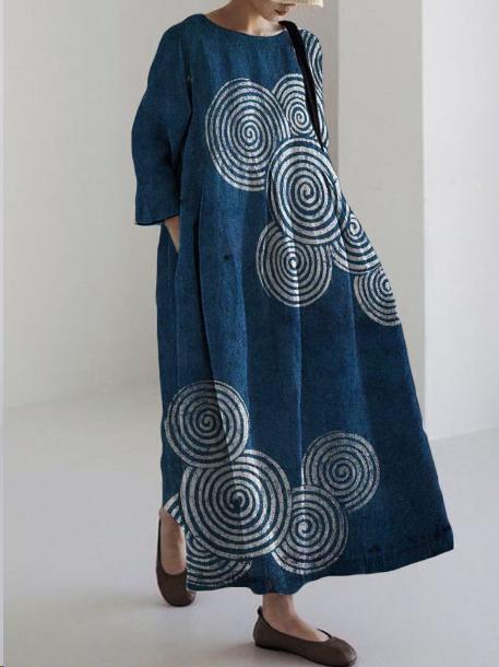 Robe femme à col rond, nouvelle collection m301069 