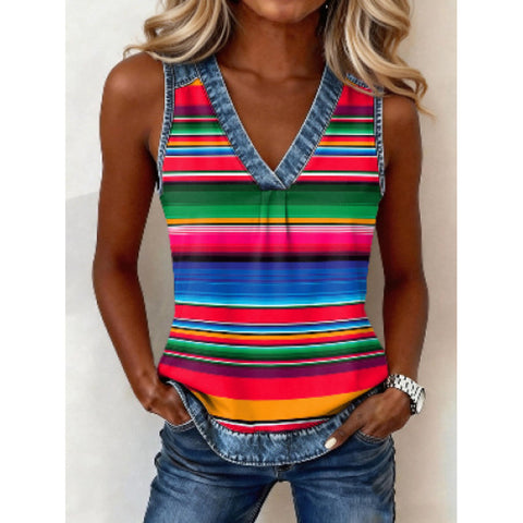 Casual plaid sleeveless vest small suspender m302807