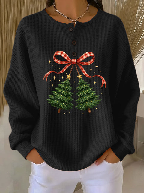 New retro 3D digital printing three-button stand-up collar Polo sweater m302116